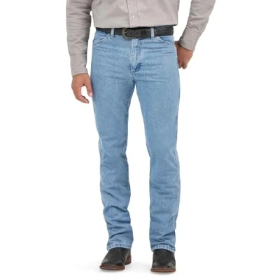 Abbildung von Wrangler Men&#039;s Cowboy Cut Slim Fit Jean, Antique Wash, 33x30