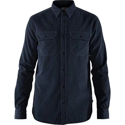 Abbildung von Fjallraven Herren Long Sleeved Övik Cord Shirt M, Dark Navy, XS, 82977