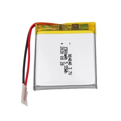 Abbildung von Lithium Polymer Akku 3.7V 1500mAh 804040 Wiederaufladbarer Lipo Ion für RC Drohne Flugzeug Zubehörteil