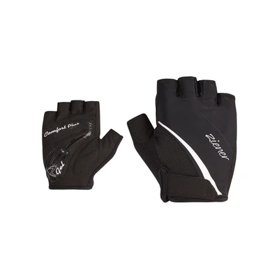 Abbildung von Ziener Damen Carda Fahrrad/Mountainbike/Radsport Handschuhe Kurzfinger atmungsaktiv,dämpfend, Black, 6,5