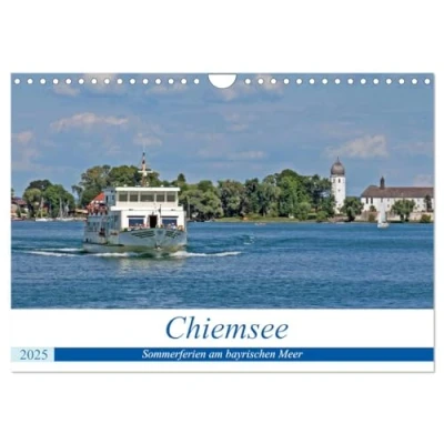 Abbildung von Chiemsee Sommerferien am bayrischen Meer (Wandkalender 2025 DIN A4 quer), CALVENDO Monatskalender