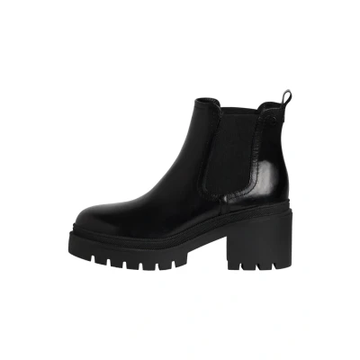 Abbildung von Tamaris Plateaustiefelette, Damen, Größe: 36, Black leather Schuhe