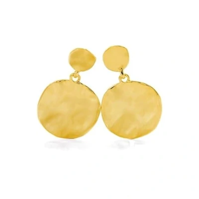 Abbildung von LUXENTER Pendientes acabados en oro amarillo de 18K Seriri