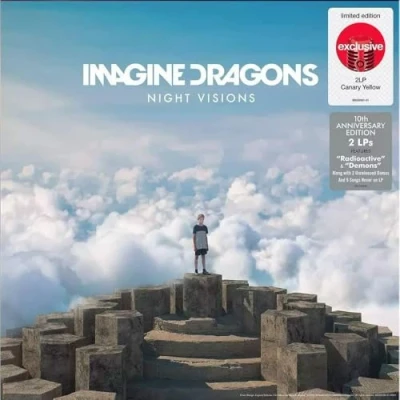 Abbildung von Imagine Dragons Night Visions (Limited Edition) (10th Anniversary) (Canary Yellow Coloured) (2 LP)