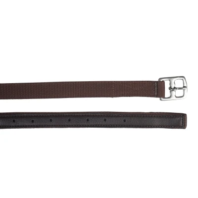 Abbildung von Horka Steigbügelriemen Nylon braun/silber 125