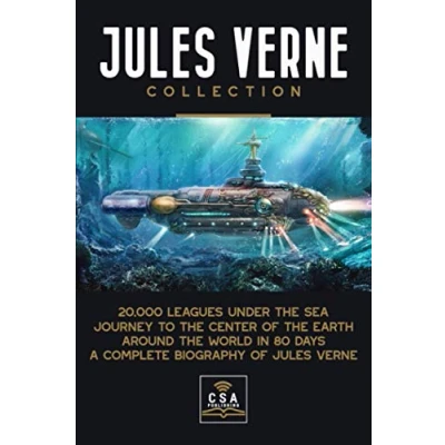 Abbildung von Jules Verne Collection: 20,000 Leagues Under the Sea, Journey to Center of Earth, Around World in 80 Days and A Complete Biography