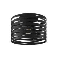 Abbildung von Eglo 900164 Deckenleuchte CREMELLA E27 1X40W Stahl schwarz H:26cm Ø37cm dimmbar