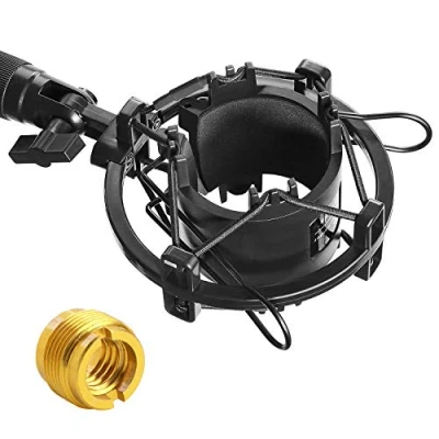 Abbildung von AT2020 Mikrofonspinne Reduziert Vibrations Geräusche für Audio Technica AT2020USB + AT2035 ATR2500 Mikrofon von YOUSHARES