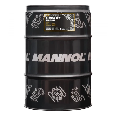 Abbildung von Mannol Longlife 504/507 5W 30 60l Motoröl MN7715 60 VOLKSWAGEN: Multivan 5 (7HM, Polo V Schrägheck, Sharan II, AUDI: Q5, A4 B5 Avant