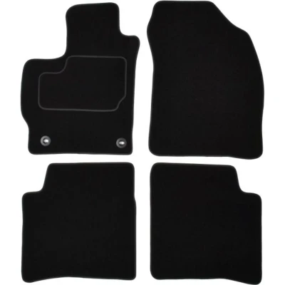 Abbildung von MAMMOOTH A041 TOY295 PRM 01 Fußmattensatz Textil vorne und hinten 4 schwarz TOYOTA: Prius III Schrägheck