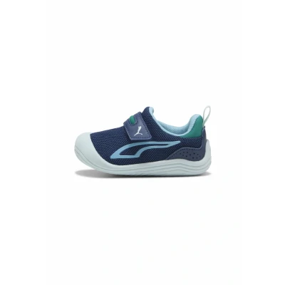 Abbildung von Puma Kitten Mesh V Sneakers Baby Schuhe Persian Blue/Aqua/Wild Green Größe: 26