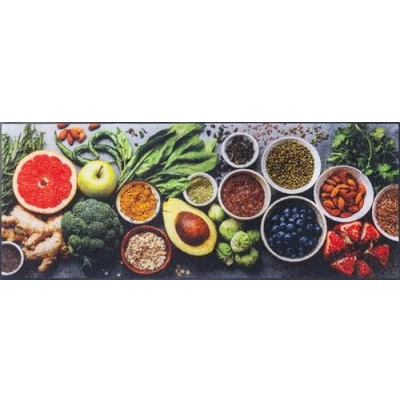 Abbildung von wash+dry by Kleen Tex Teppich &quot;Food Selection&quot;, rechteckig, 7 mm Höhe