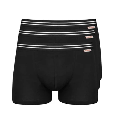 Abbildung von Nur Der 3er Pack Boxer Cotton Strech Herren, schwarz, L