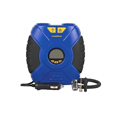 Abbildung von Goodyear GOD0020 Luftkompressor 90psi für Zigarettenanzünder, tragbar, digital