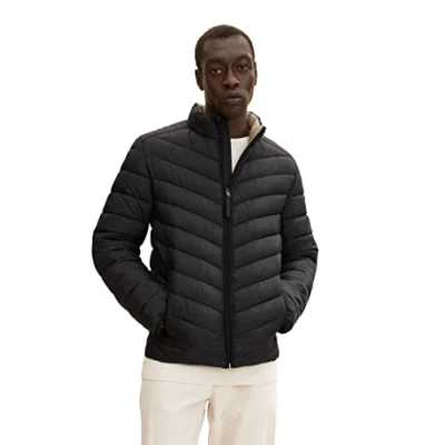 Abbildung von TOM TAILOR Herren Lightweight Steppjacke 1031474, 29999 Black, S