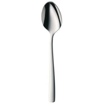 Abbildung von WMF Boston Kaffeelöffel, Teelöffel 13,2 cm, Cromargan Edelstahl poliert, glänzend, spülmaschinenfest, Silberfarben