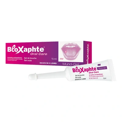 Abbildung von Bloxaphte Oral Care Mundgel Aphthen und Verletzungen im Mund