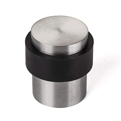 Abbildung von 4 x SO TECH® Bodentürstopper Thor Höhe 40 mm echt Edelstahl massiv Türstopper für Bodenmontage