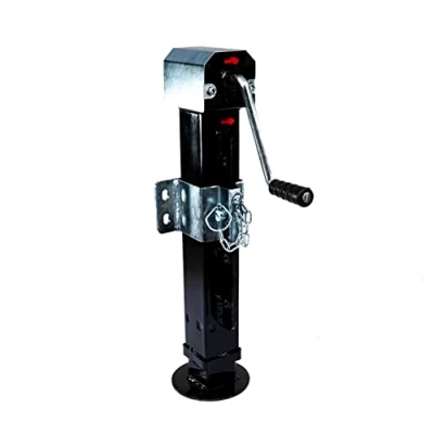 Abbildung von Spare Parts Holland Stützfuß mit Kurbel Spindelhub 320 mm 4000 kg Tragfähigkeit rot Anhänger