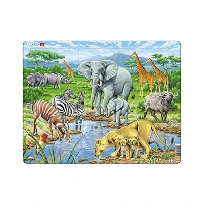 Abbildung von Larsen Maxi African Savannah 65 pcs Puzzle