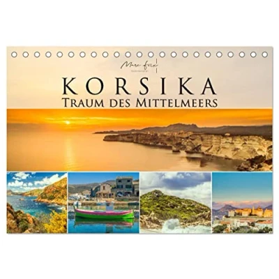 Abbildung von Korsika Traum des Mittelmeers 2025 (Tischkalender DIN A5 quer), CALVENDO Monatskalender