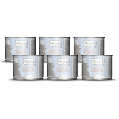 Abbildung von MjAMjAM Premium Nassfutter für Katzen blanchierte Pute mit Muscheln an Soße, 6er Pack (6 x 185 g), getreidefrei extra viel Fleisch