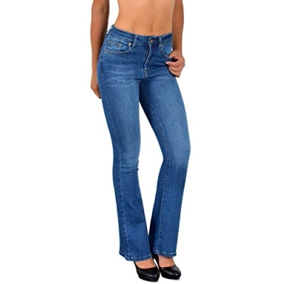 Abbildung von ESRA Jeans Wide Leg Damen High Waist Weite Hose