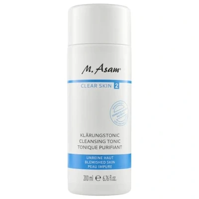 Abbildung von M. Asam CLEAR SKIN Klärungstonic (200 ml) Gesichtswasser gegen Pickel &amp; Mitesser, reguliert die Talgproduktion, optimale Gesichtspflege zur Anwendung vor der gewohnten Gesichtscreme
