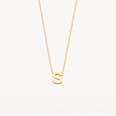 Abbildung von Blush 3155YGO_S Damen Collier 585 Gold mit Anhänger Buchstabe S