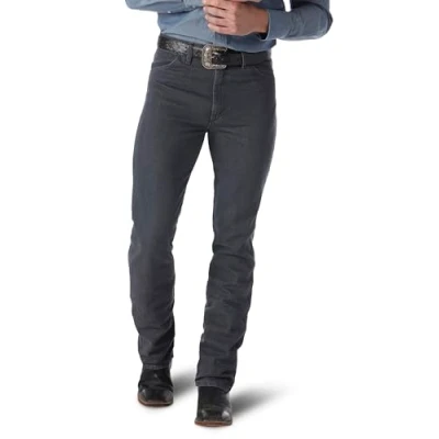 Abbildung von Wrangler Herren Cowboy slim fit jeanÂ De Ajuste Delgado Corte Vaquero jeans, Anthrazit, 34W / 32L EU