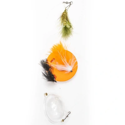 Abbildung von Fladen Fly Cast Kit Trout Perch Greyling Groen, oranje, zwart Kunstköder Set