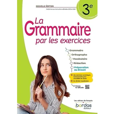 Abbildung von La Grammaire par les exercices 3e 2023 Cahier élève