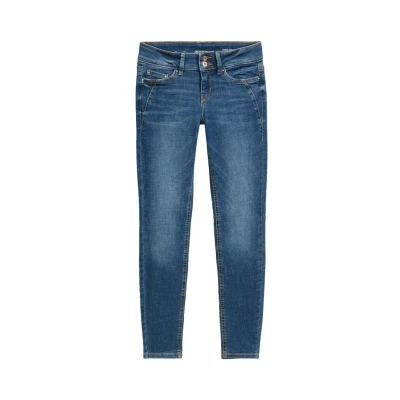 Abbildung von TOM Tailor denim JONA Jeans Skinny Fit, Damen, Größe: 25, Used mid stone blue