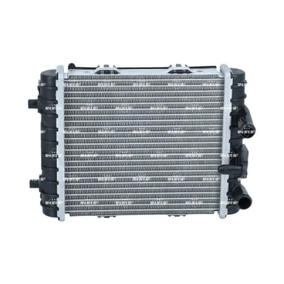 Abbildung von NRF 550329 Kühler, Motorkühlung Aluminium 185mm 196mm 26mm Kühlrippen gelötet VOLKSWAGEN: Tiguan II, Allspace, SKODA: Karoq SUV, Kodiaq