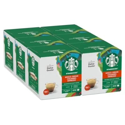 Abbildung von STARBUCKS Single Origin Colombia by Nescafé Dolce Gusto, Mittlere Röstung, Kaffeekapseln 6 x 12 (72 Kapseln)