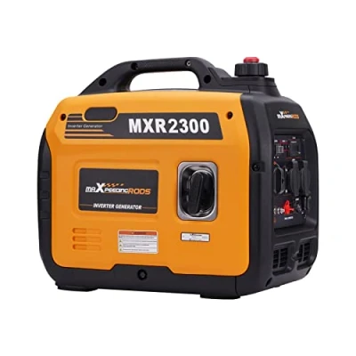 Abbildung von maXpeedingrods 2300W Inverter Stromerzeuger Superleise Tragbarer für Outdoor Camping Wohnmobil 4 Takt Leicht Notstromaggregat Benzin Reise Garage, Wohnwagen mit USB und 230 V Steckdosen