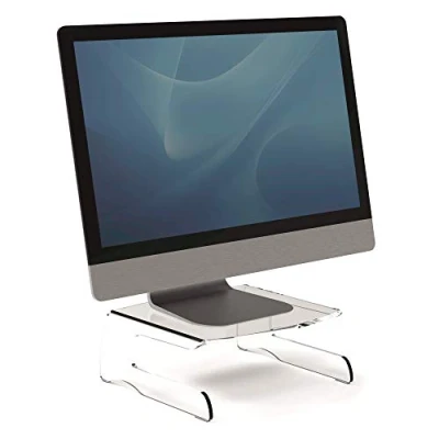 Abbildung von Fellowes Clarity Monitorständer, 6,5kg Tragkraft, transparent