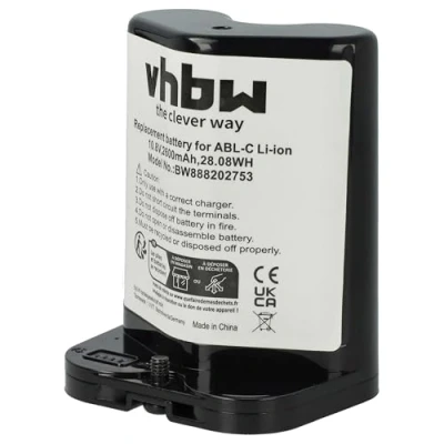 Abbildung von vhbw Akku kompatibel mit iRobot Braava Jet M6 Staubsauger Home Cleaner Heimroboter (2600mAh, 10,8V, Li Ion)