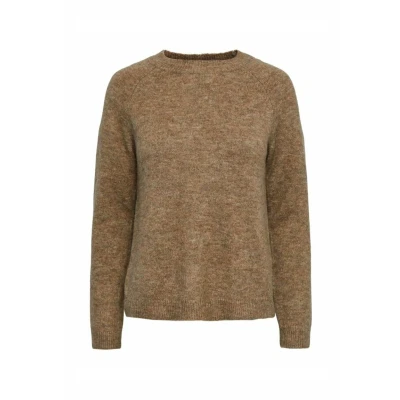 Abbildung von Pieces Pcjuliana LS Oneck NOOS BC Strickpullover, Damen, Größe: XS, Fossil