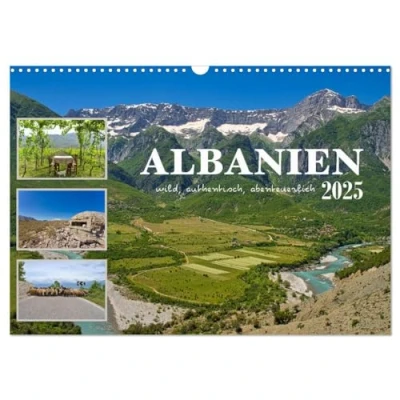 Abbildung von Albanien wild, authentisch, abenteuerlich (Wandkalender 2025 DIN A3 quer), CALVENDO Monatskalender