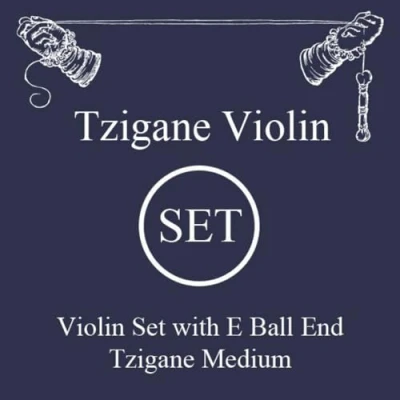 Abbildung von LARSEN STRINGS Violin Saiten Tzigane Multifilament Fiberkern Satz E Stahl Kugel medium