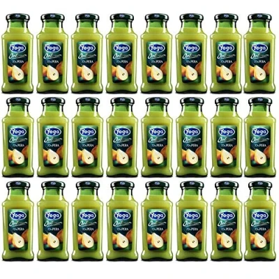Abbildung von 24x Yoga Optimum Bar flasche Fruchtsaft fruit juice Pera Birne saft 200 ml