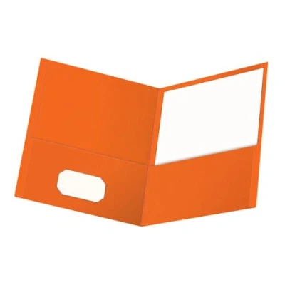 Abbildung von Oxford Doppeltaschenmappe, Briefgröße, 25 Stück pro Box 1 Packung orange