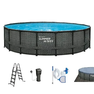 Abbildung von SummerWaves Framepool &quot;Elite&quot;, (Set, 7 tlg.), ØxH: 549x132 cm