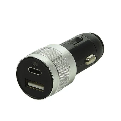 Abbildung von USB Ladegerät 2 Wege 12V/24V A &amp; C Aanhangwagendirect Anhängershop