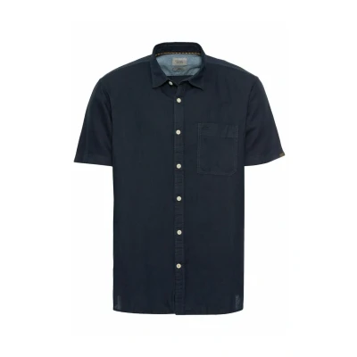 Abbildung von camel active Hemd, Herren, Größe: Medium, Night blue