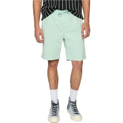 Abbildung von Urban Classics Herren Shorts Stretch Twill Joggshorts 2 Pack, 2er Pack Chino für Männer, Regular Fit, frostmint+black, 4XL
