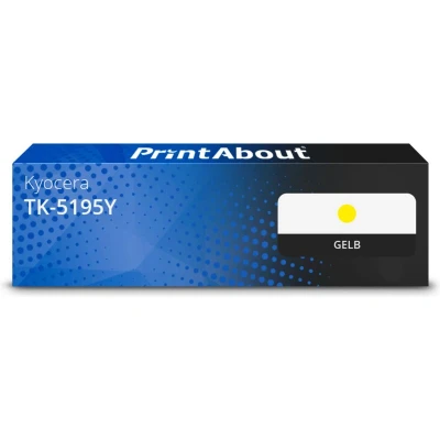 Abbildung von Toner kompatibel mit Kyocera TK 5195Y Gelb