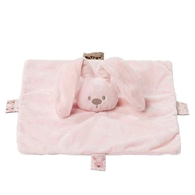 Abbildung von Nattou Schnuffeltuch Hase Lapidou, Wegbegleiter ab der Geburt, 26 x cm, Rosa