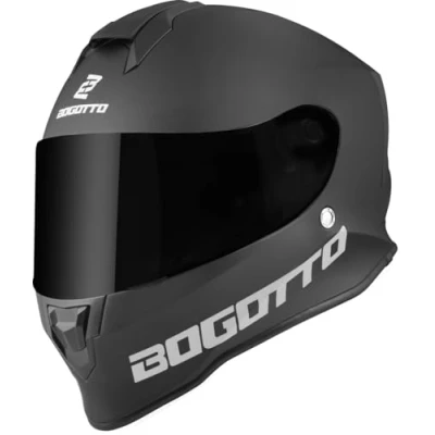 Abbildung von Bogotto H151 Solid Helm, schwarz matt, M